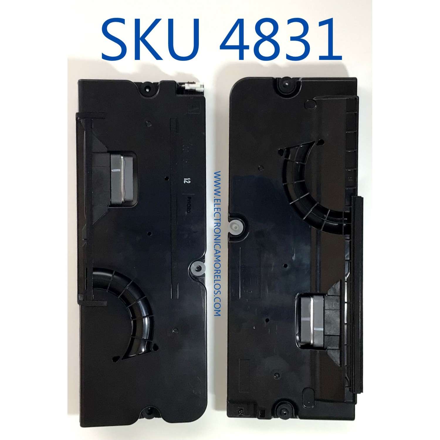 KIT DE BOCINAS ORIGINAL PARA TV SONY 2 PIEZAS / NUMERO DE PARTE 1-004-511 / PIO18 / 1004511 / MODELOS KD-75X750H / KD75X750H / XBR-75X800H / XBR75X800H / XBR-85X800H / XBR85X800H / XBR-75X80CH / XBR75X80CH / XBR-85X80CH / KD-75X85K / XR-100X92 / K-75S30C